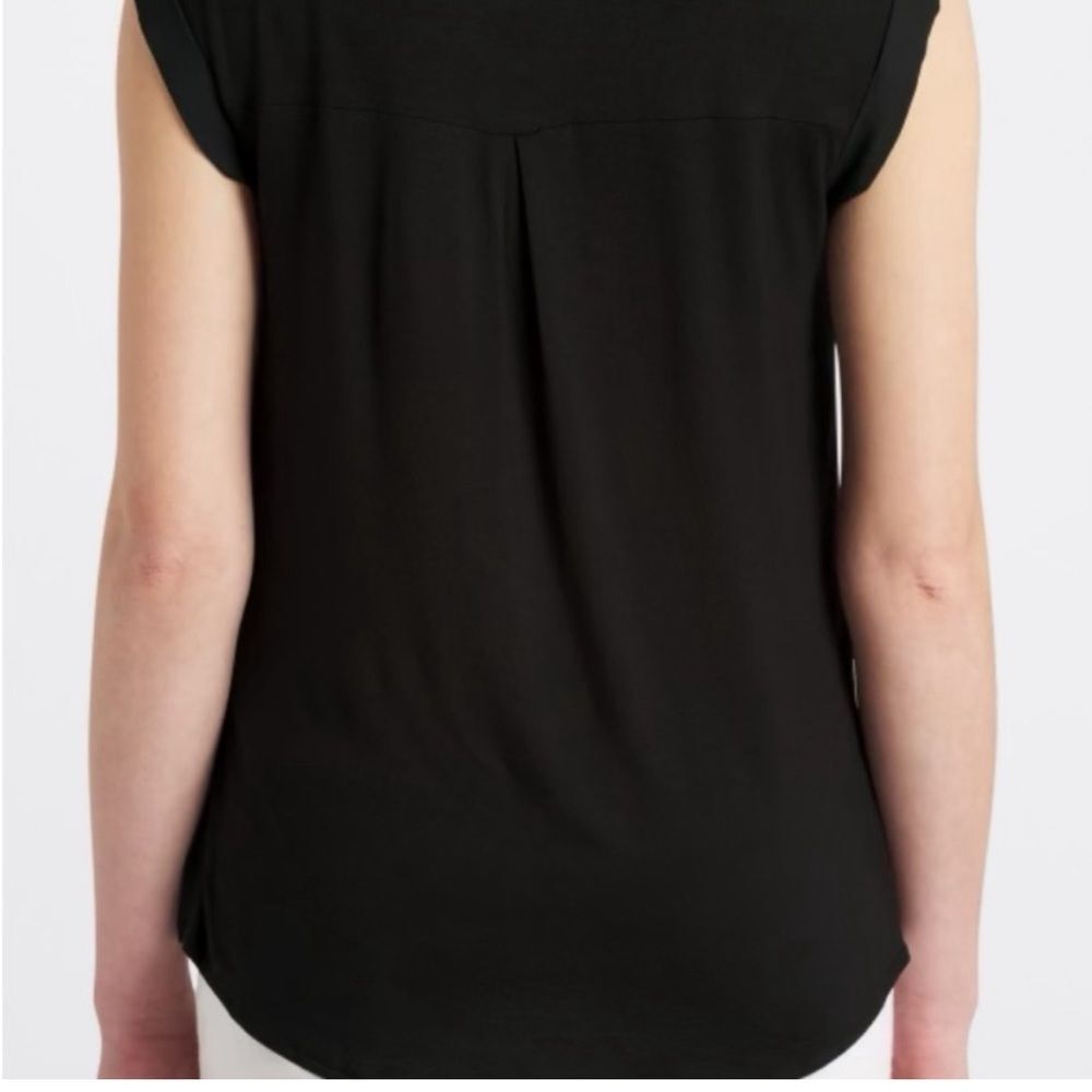 Fortune + ivy Catenia Hardware Detail Blouse black stitch fix size XS NWT‎ - Picture 3 of 5